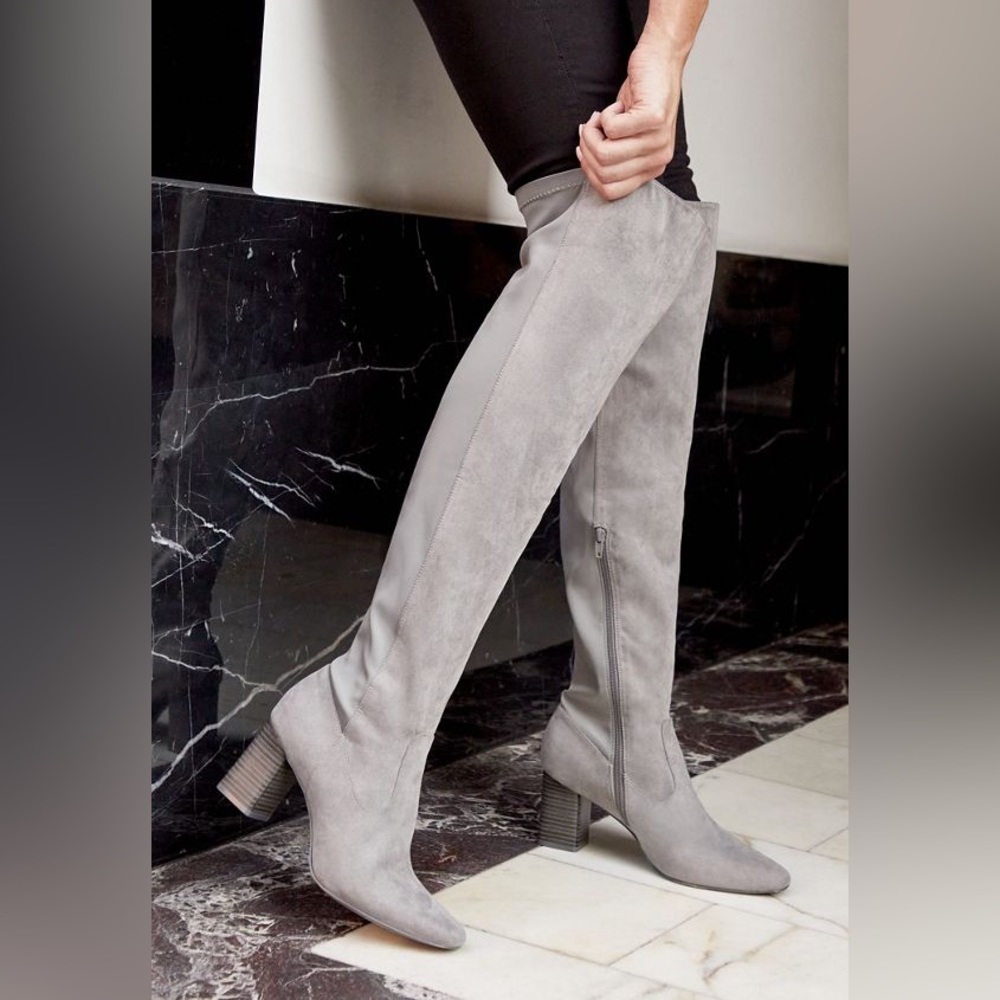 Over The Knee Heeled Boot